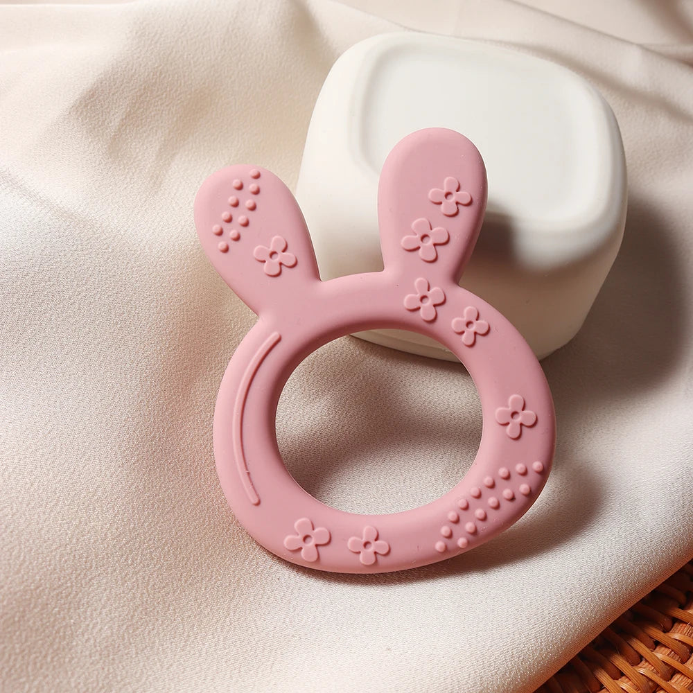 Baby Silicone Teether Kids Sensory Educational Teething Toy