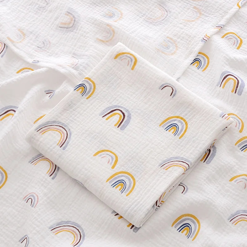 Cotton Baby Blanket Muslin Swaddle