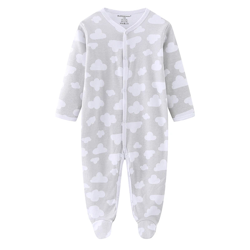 Cotton 1/3PCS Newborn Full Sleeve Autumn Baby Boy Clothes Romper Baby Girl Clothes Roupas de bebe Girls Baby Clothing