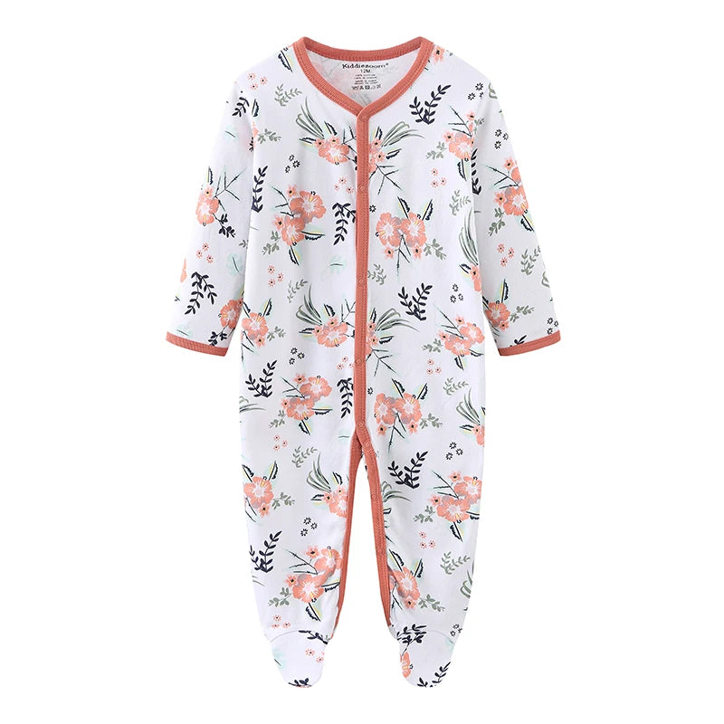 Cotton 1/3PCS Newborn Full Sleeve Autumn Baby Boy Clothes Romper Baby Girl Clothes Roupas de bebe Girls Baby Clothing