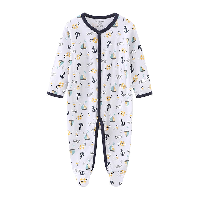 Cotton 1/3PCS Newborn Full Sleeve Autumn Baby Boy Clothes Romper Baby Girl Clothes Roupas de bebe Girls Baby Clothing