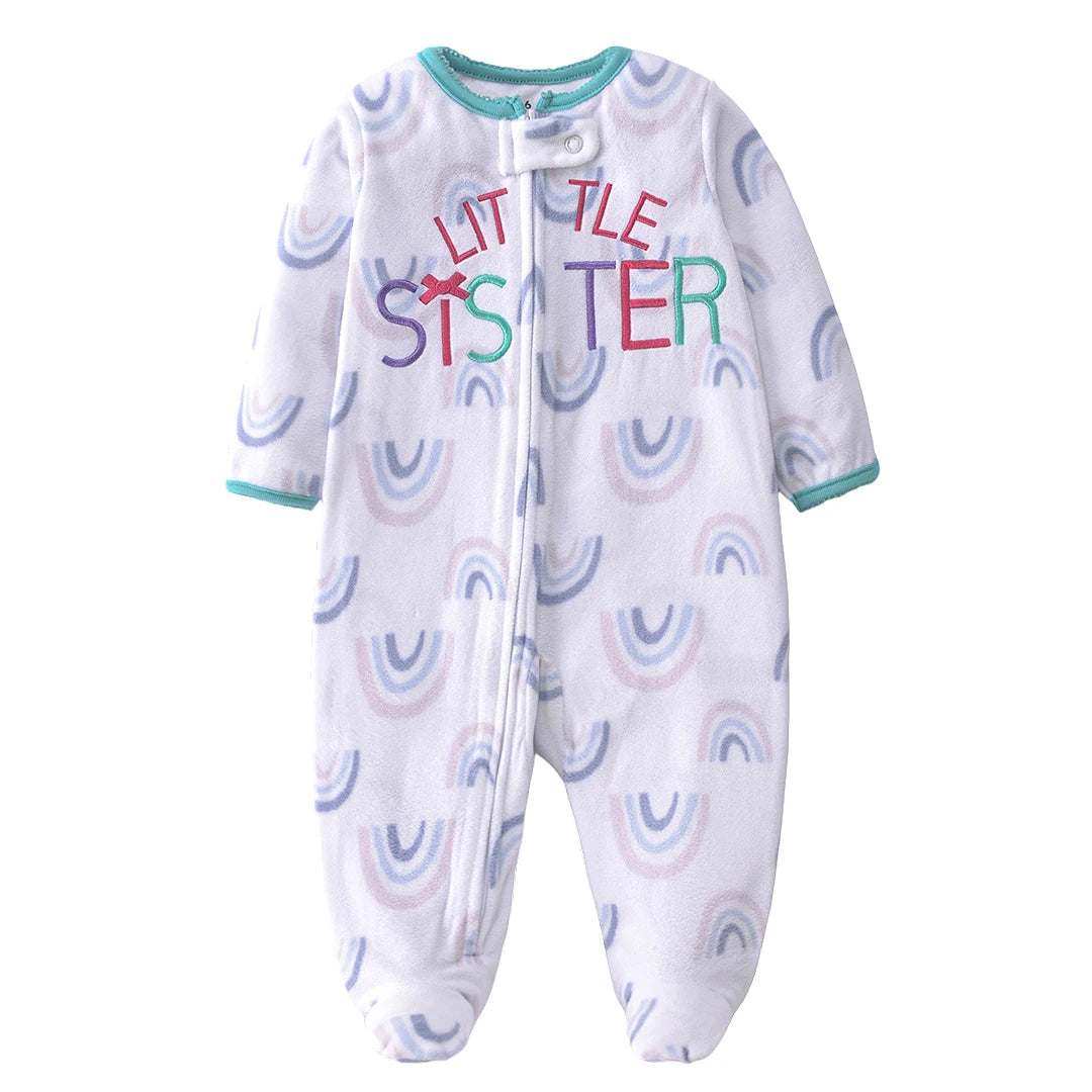 2026 Unisex Baby Romper Fleece Fabric Baby Boy Girl Clothes brands Newborn Baby Clothing infant Baby Jumpsuits Winter Romper