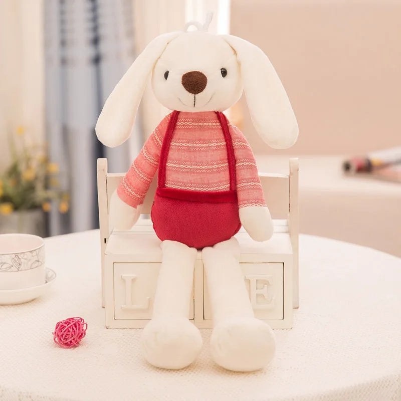 40cm Calming Rabbit Plush Toy Cute Doll Accompany Sleeping Doll For Birthday Gift