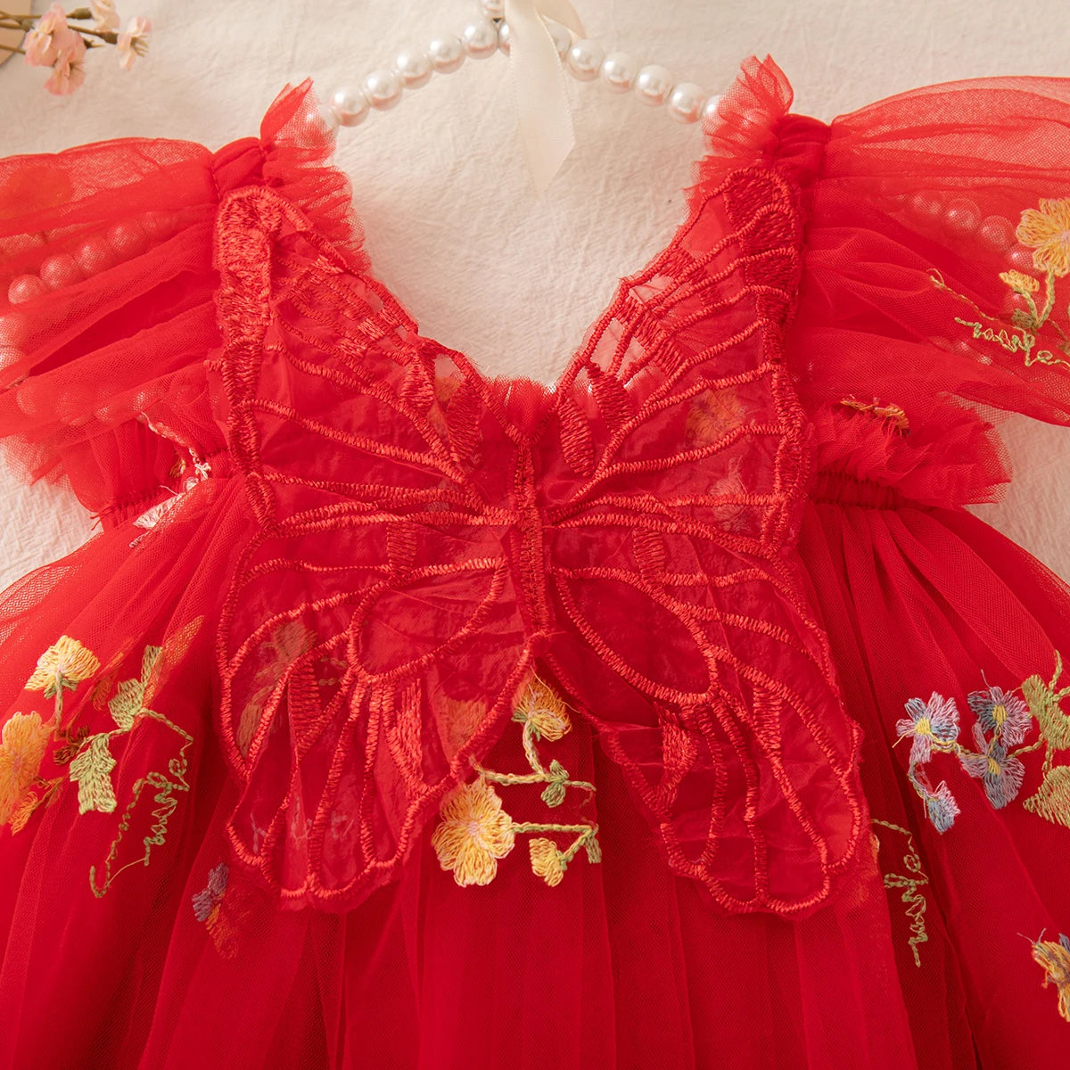 Princess Dress, Cute Butterfly Wing Children'S Clothing