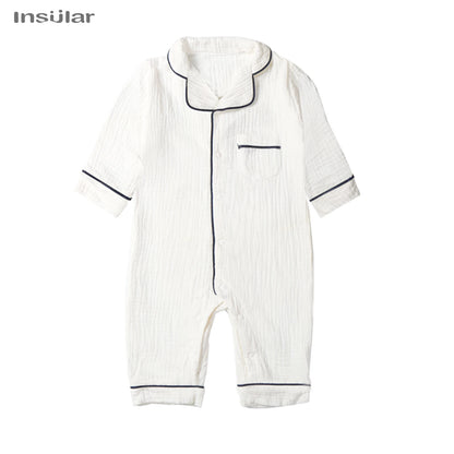 Rompers for Newborns Baby Muslin Sleepwear Girl Clothes Toddler Boy Pajamas Baby Onesie Jumpsuit Long-Sleeve Baby Clothing