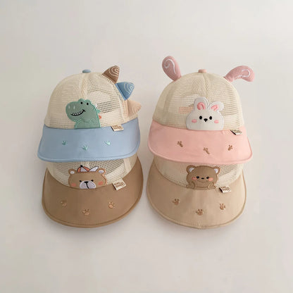 Summer Cute Baby Hat Animal Pattern UV Protection