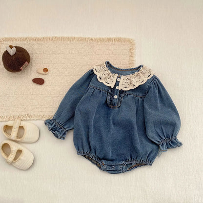 New Long Sleeve Baby Girl's Denim Clothes