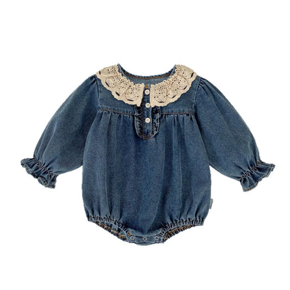New Long Sleeve Baby Girl's Denim Clothes