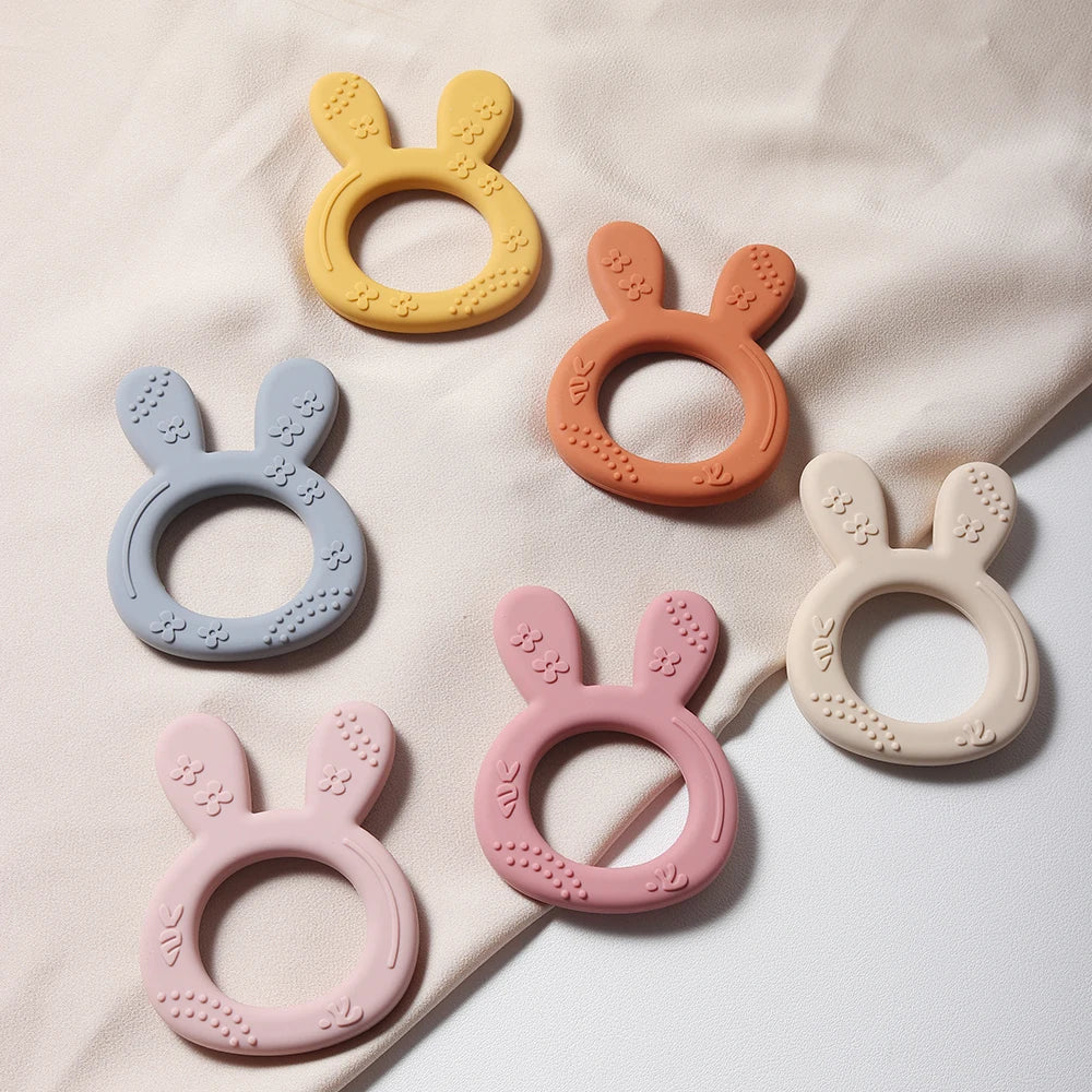 Baby Silicone Teether Kids Sensory Educational Teething Toy
