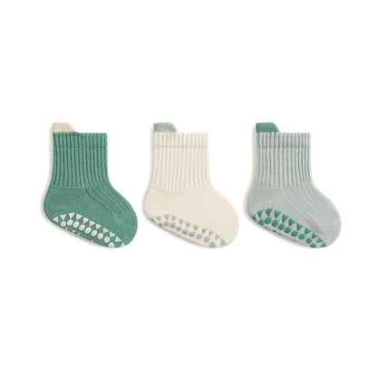 3 Pairs Kids Cotton Socks Boys and Girls Non-slip Floor Socks