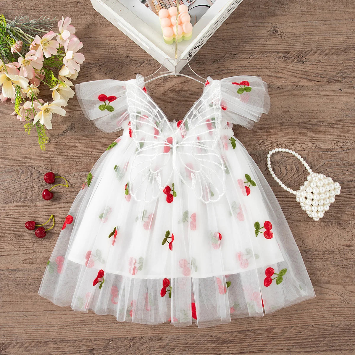 Princess Dress, Cute Butterfly Wing Children'S Clothing