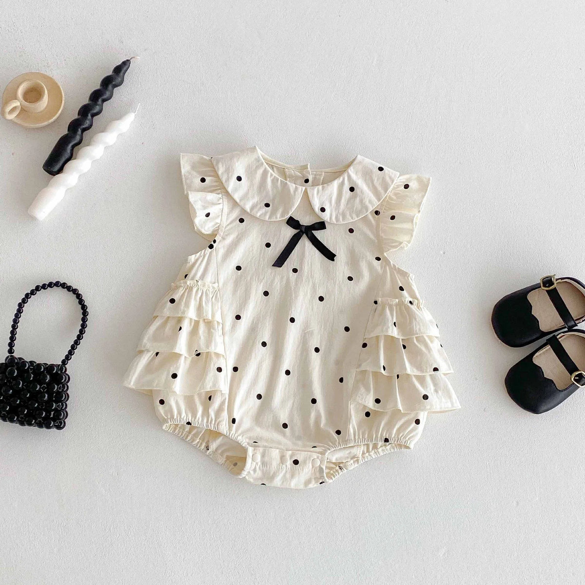 Baby One-Piece Dress Without Sleeves - Lightweight and Stylish - Suitable for Summer
