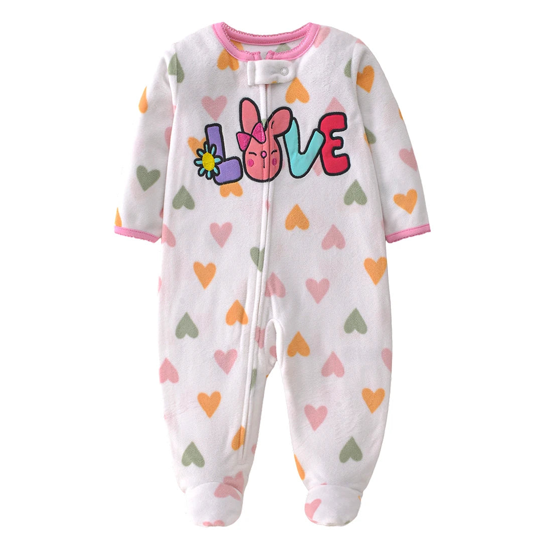 2026 Unisex Baby Romper Fleece Fabric Baby Boy Girl Clothes brands Newborn Baby Clothing infant Baby Jumpsuits Winter Romper