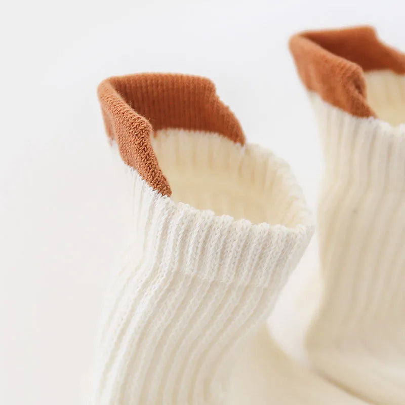 3 Pairs Kids Cotton Socks Boys and Girls Non-slip Floor Socks