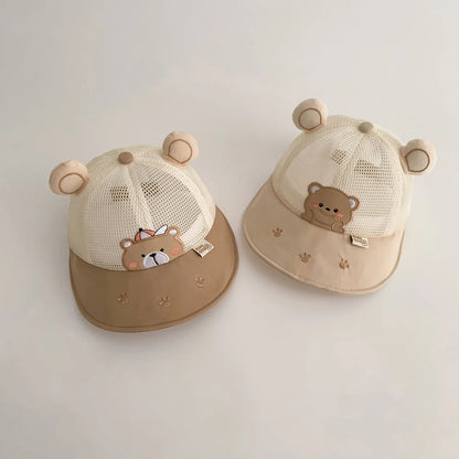 Summer Cute Baby Hat Animal Pattern UV Protection