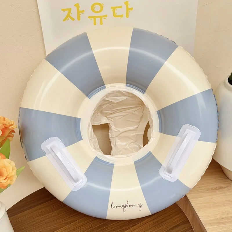 Rooxin Pool Float Swim Ring Tube Inflatable Swimming Seat Floating Ring Swimming Circle Beach Water Play Equipment