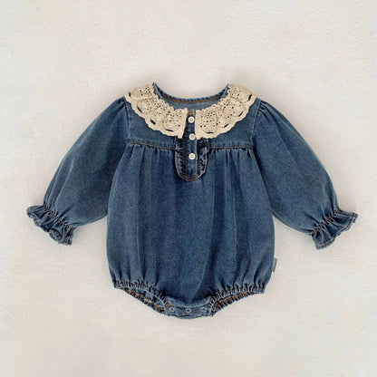 New Long Sleeve Baby Girl's Denim Clothes