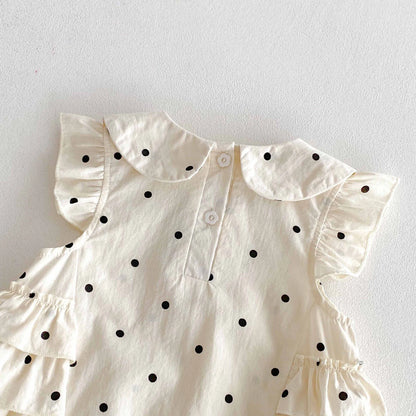 Baby One-Piece Dress - Korean Style - Girls' Summer Dress Without Sleeves - Lightweight and Stylish - Suitable for Summer