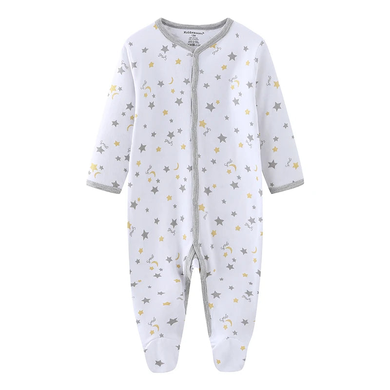 Cotton 1/3PCS Newborn Full Sleeve Autumn Baby Boy Clothes Romper Baby Girl Clothes Roupas de bebe Girls Baby Clothing