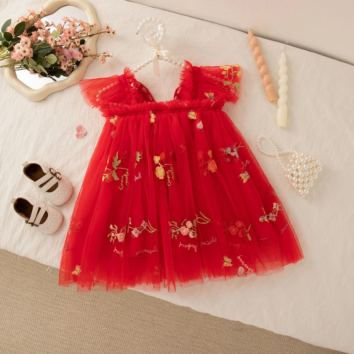 Princess Dress, Cute Butterfly Wing Children'S Clothing