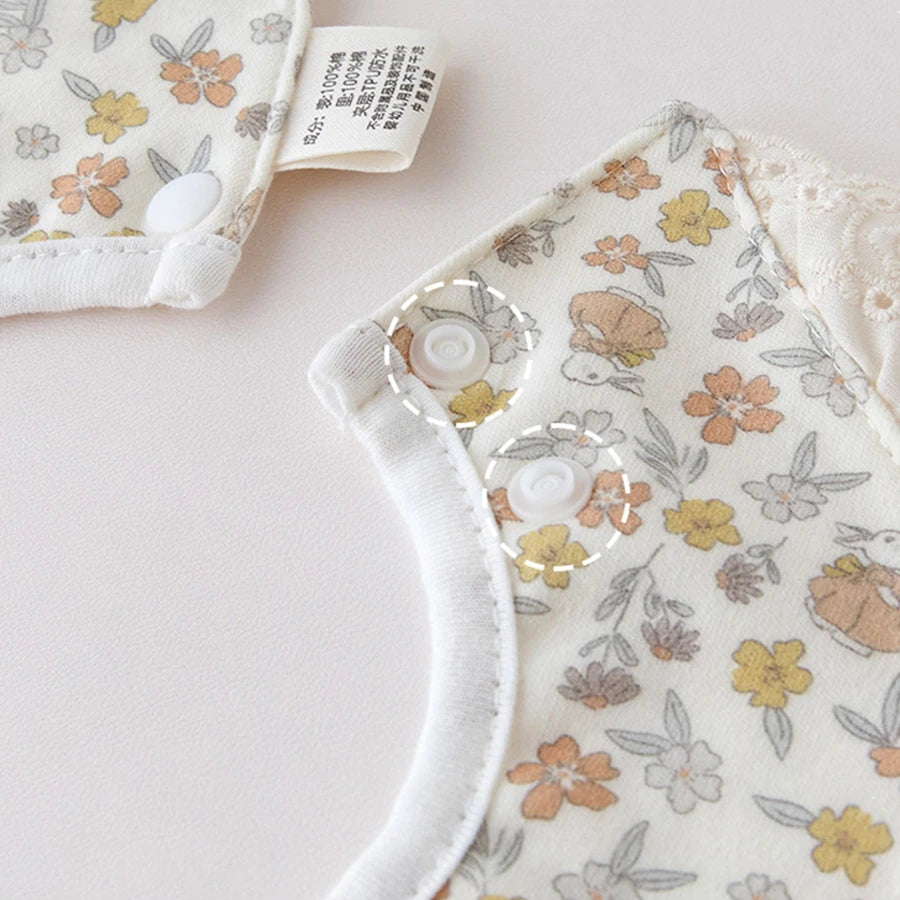 Cotton Infant Bibs for Babies A Class Quality Waterproof Backing