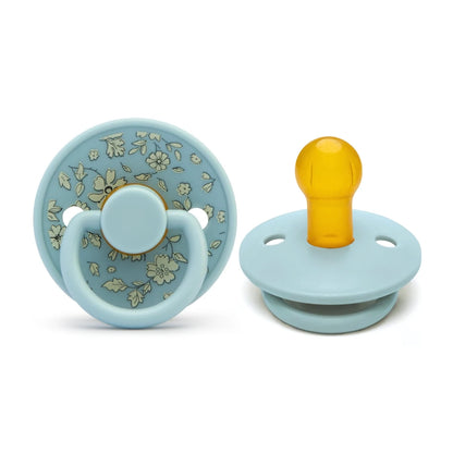 Erduo Floral Newborn Infant Baby Care Shower Gift Latex Rubber Sucking Nipple Pacifier Babies Soother Dummy Pacifiers for Baby 0