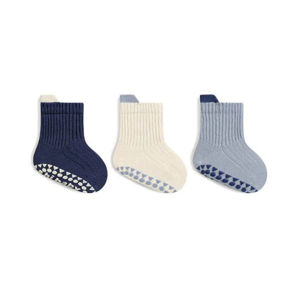 3 Pairs Kids Cotton Socks Boys and Girls Non-slip Floor Socks