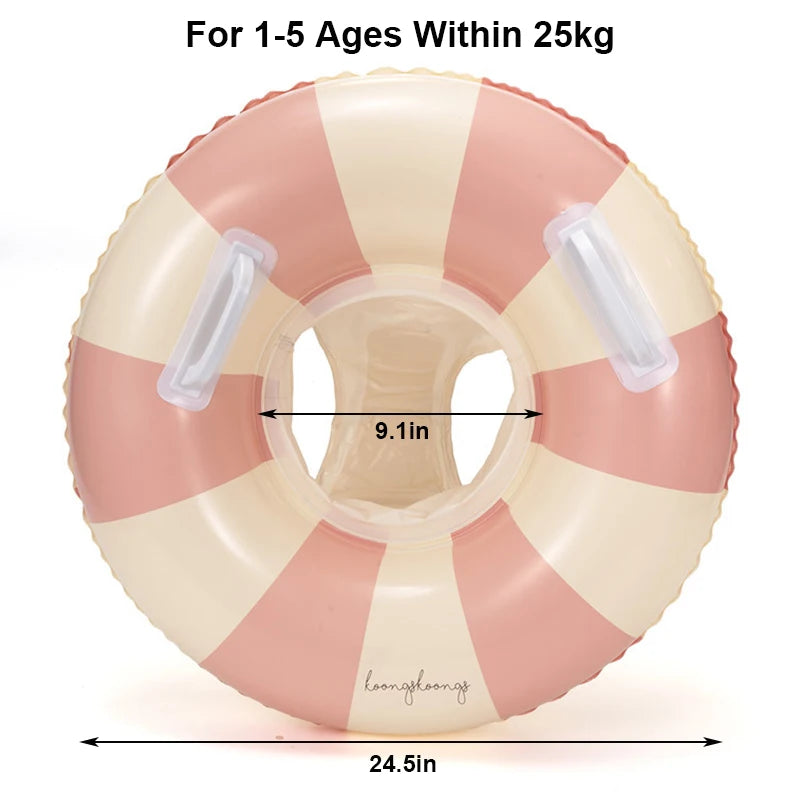 Rooxin Pool Float Swim Ring Tube Inflatable Swimming Seat Floating Ring Swimming Circle Beach Water Play Equipment