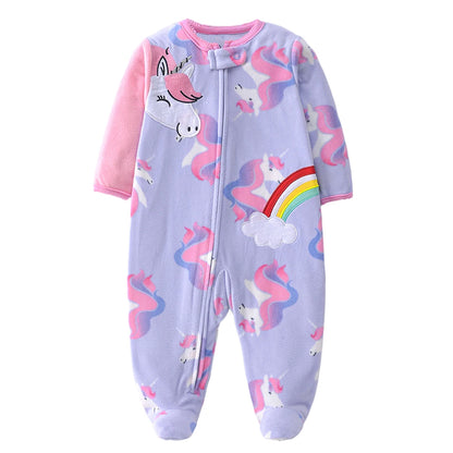 2026 Unisex Baby Romper Fleece Fabric Baby Boy Girl Clothes brands Newborn Baby Clothing infant Baby Jumpsuits Winter Romper