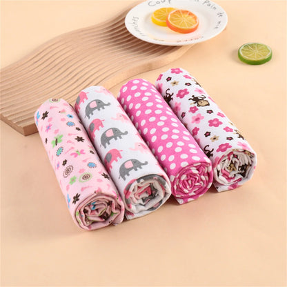 4Pcs Neutral Baby Swaddle Blanket Set