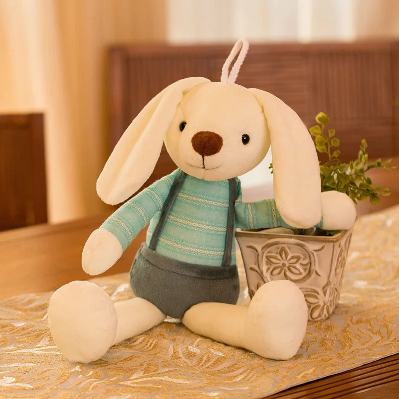 40cm Calming Rabbit Plush Toy Cute Doll Accompany Sleeping Doll For Birthday Gift
