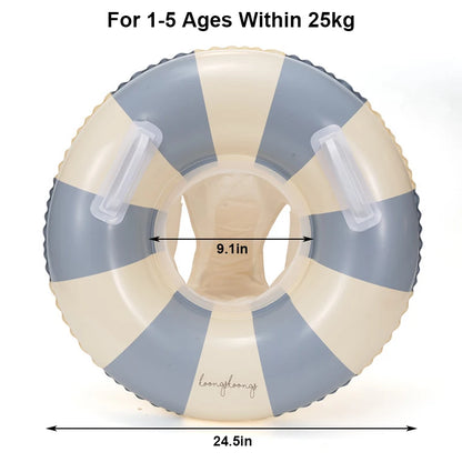 Rooxin Pool Float Swim Ring Tube Inflatable Swimming Seat Floating Ring Swimming Circle Beach Water Play Equipment