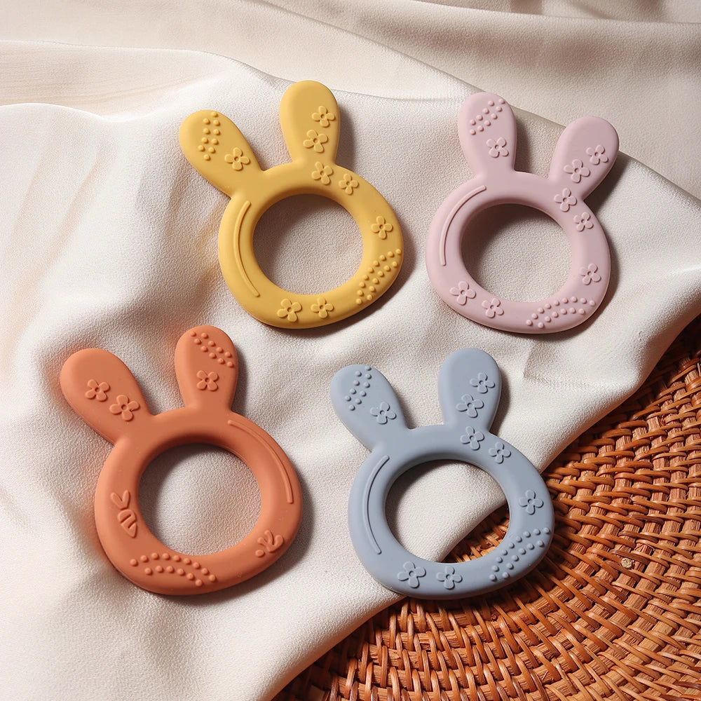 Baby Silicone Teether Kids Sensory Educational Teething Toy