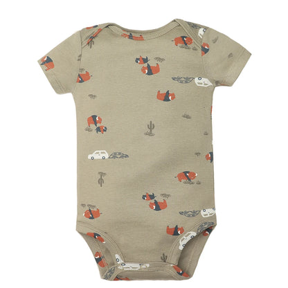2026 Baby Bodysuit Baby Girl Jumpsuit 5-Pack Summer Toddler Boys Clothes Cotton Cartoon Newborn Ropa Bebe Clothing Costume