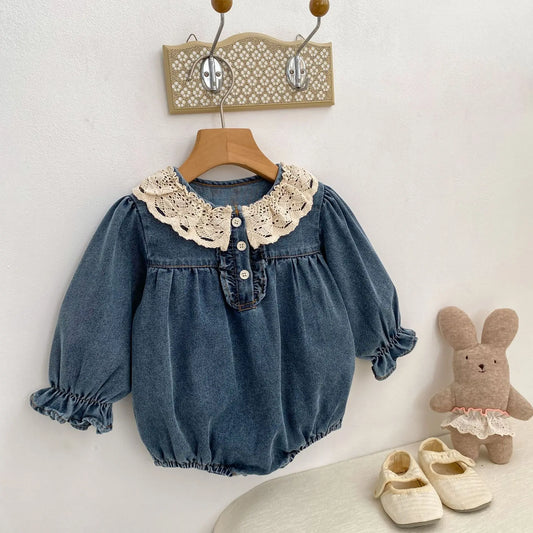New Long Sleeve Baby Girl's Denim Clothes