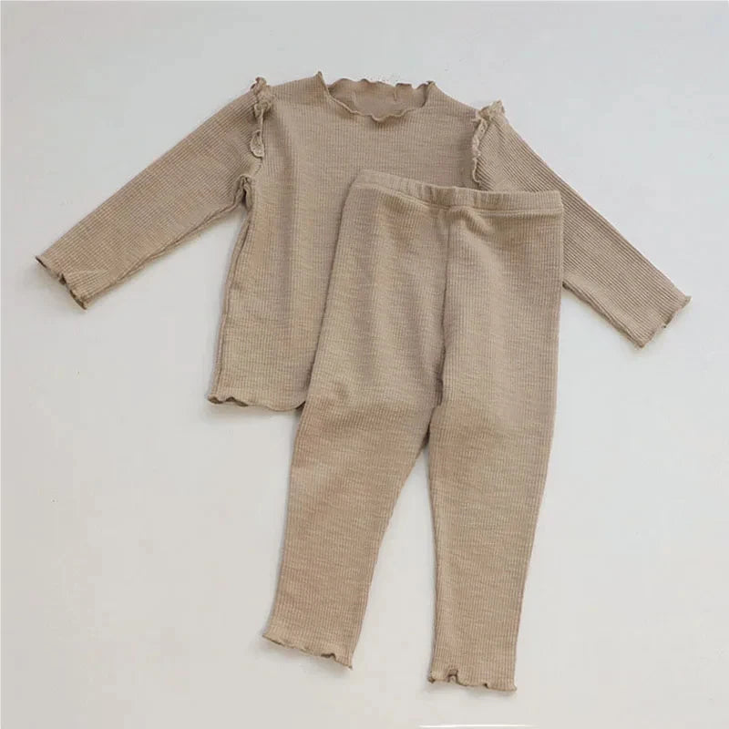 Spring Baby Girl Clothes Sets Cotton 2 pcs Bodysuit + Leggigs Newborn Baby Clothes