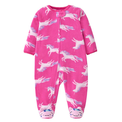 2026 Unisex Baby Romper Fleece Fabric Baby Boy Girl Clothes brands Newborn Baby Clothing infant Baby Jumpsuits Winter Romper