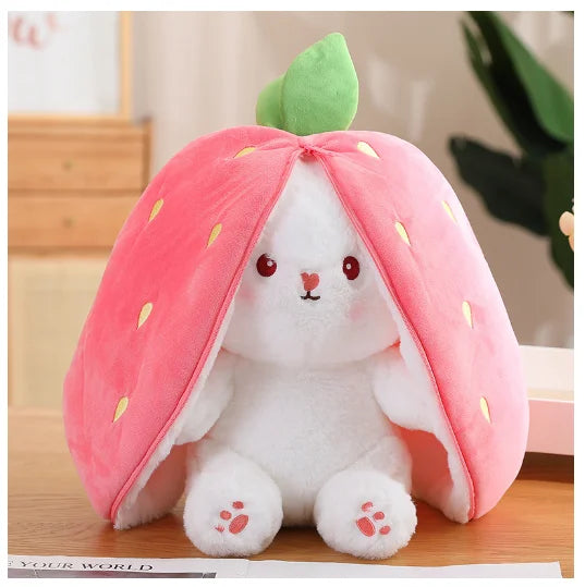 40cm Calming Rabbit Plush Toy Cute Doll Accompany Sleeping Doll For Birthday Gift