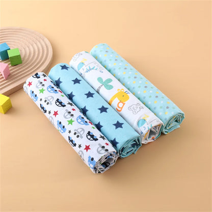 4Pcs Neutral Baby Swaddle Blanket Set