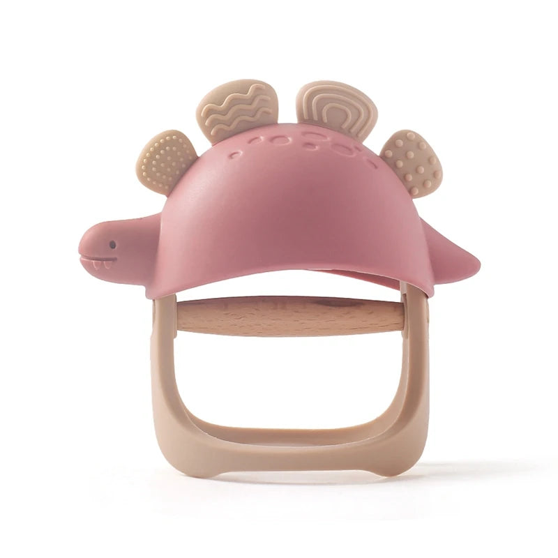 Baby Silicone Teether Dinosaur Silicone Gloves