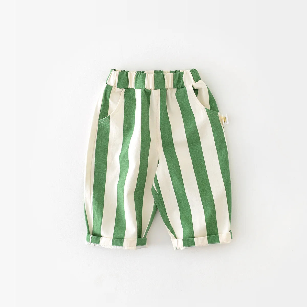 New High Waist Stripe Pants