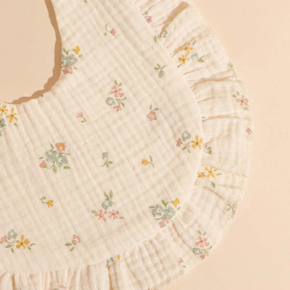 3pcs Baby Ruffle Edge Bibs Infant Burp Cloth