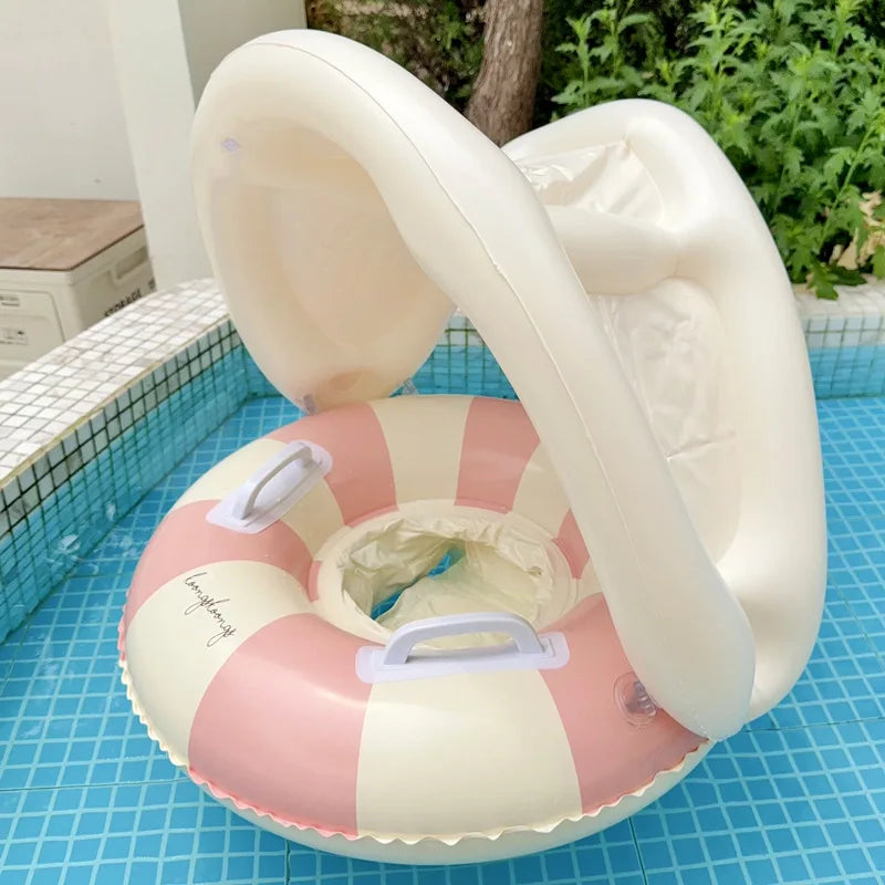 Rooxin Pool Float Swim Ring Tube Inflatable Swimming Seat Floating Ring Swimming Circle Beach Water Play Equipment