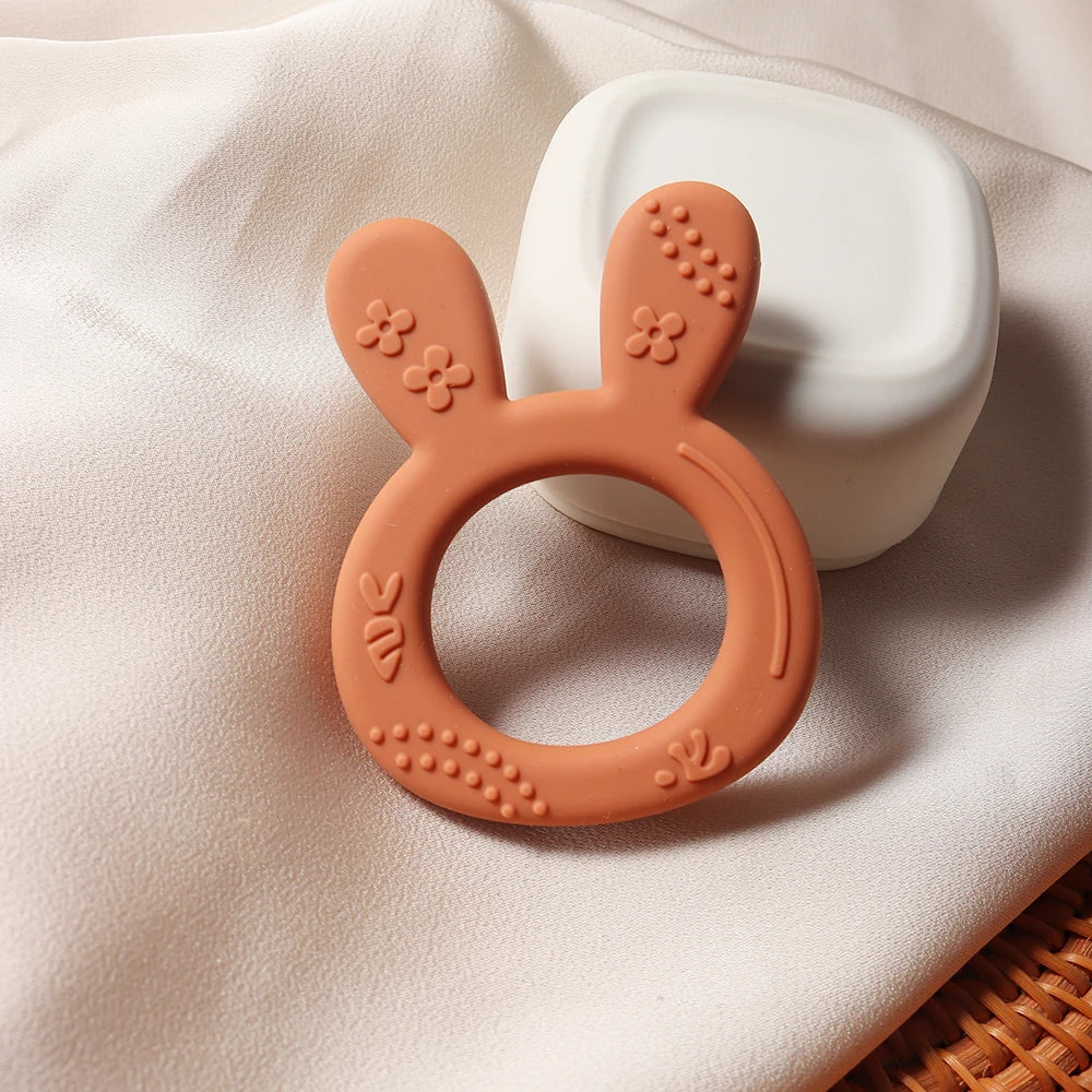 Baby Silicone Teether Kids Sensory Educational Teething Toy