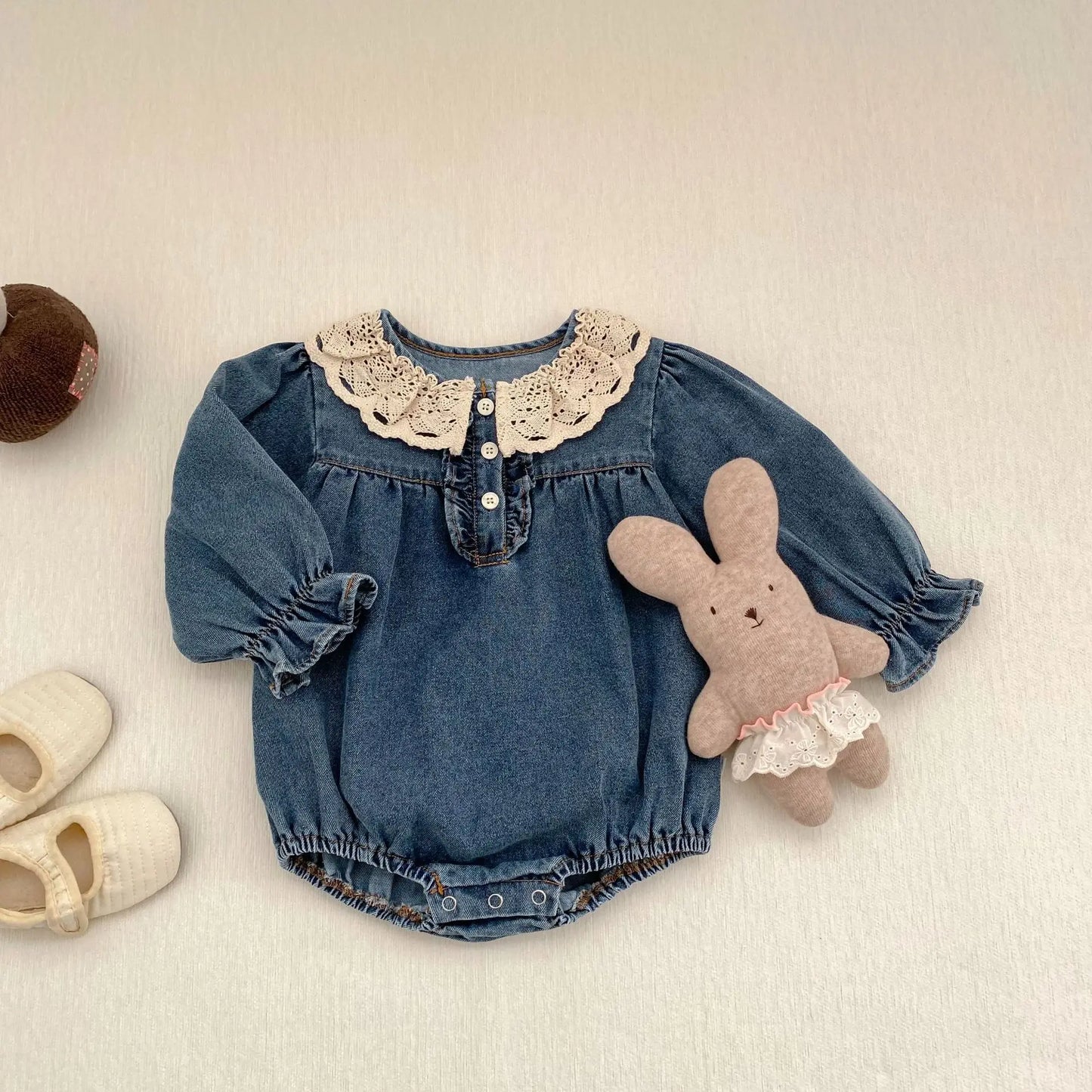 New Long Sleeve Baby Girl's Denim Clothes