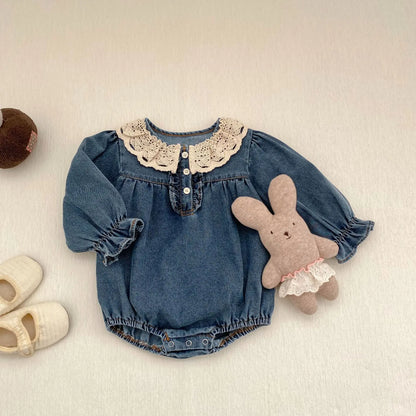 New Long Sleeve Baby Girl's Denim Clothes