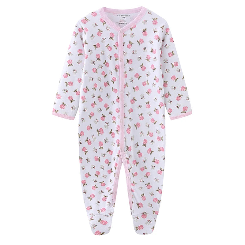 Cotton 1/3PCS Newborn Full Sleeve Autumn Baby Boy Clothes Romper Baby Girl Clothes Roupas de bebe Girls Baby Clothing