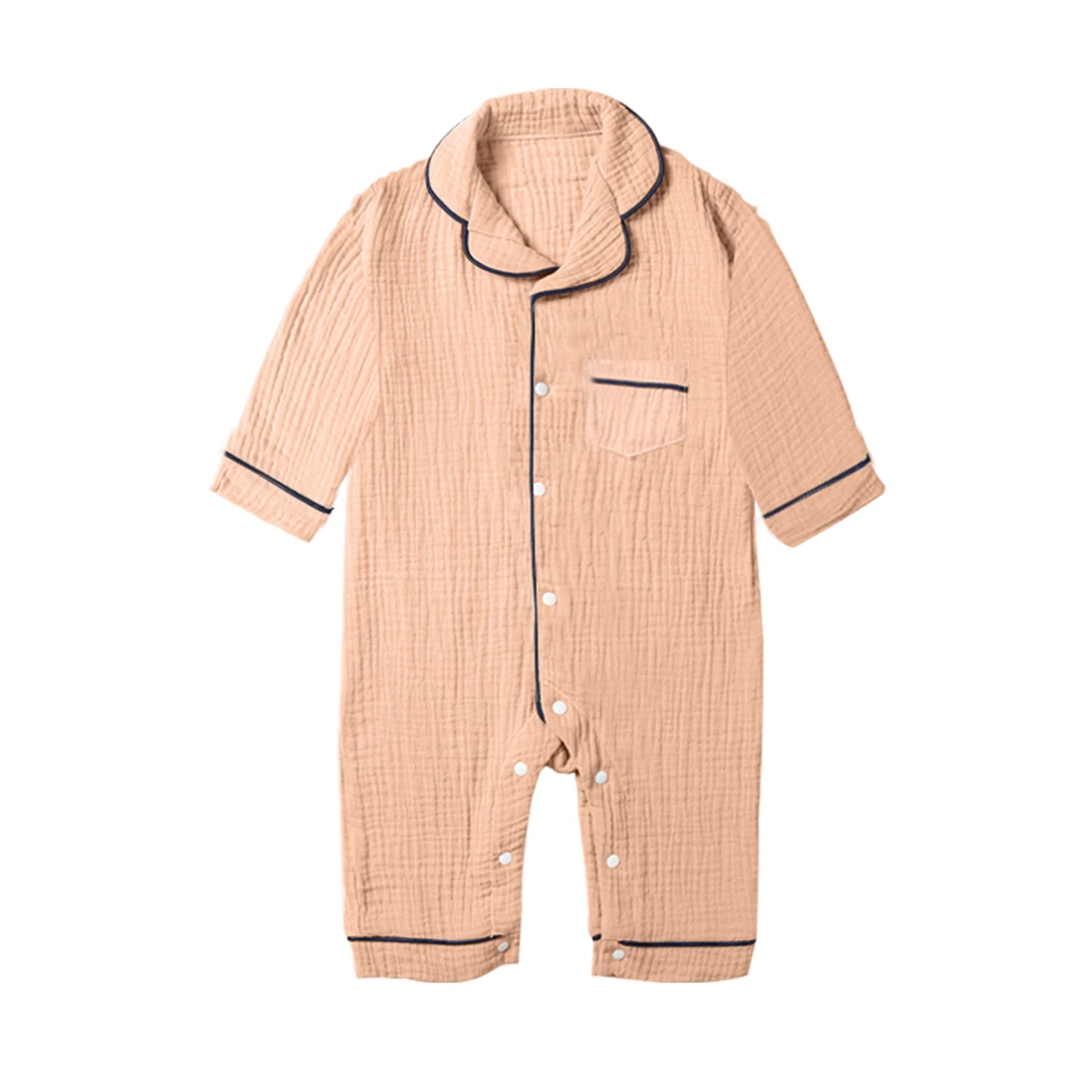 Rompers for Newborns Baby Muslin Sleepwear Girl Clothes Toddler Boy Pajamas Baby Onesie Jumpsuit Long-Sleeve Baby Clothing