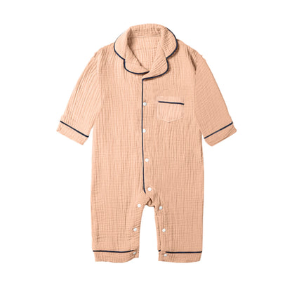 Rompers for Newborns Baby Muslin Sleepwear Girl Clothes Toddler Boy Pajamas Baby Onesie Jumpsuit Long-Sleeve Baby Clothing