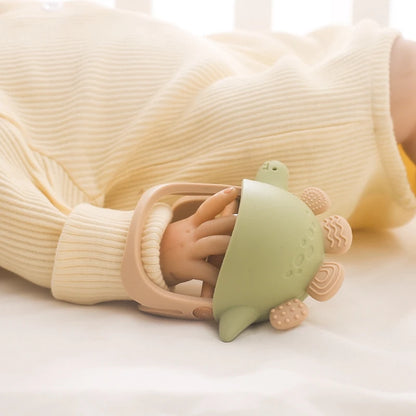 Baby Silicone Teether Dinosaur Silicone Gloves